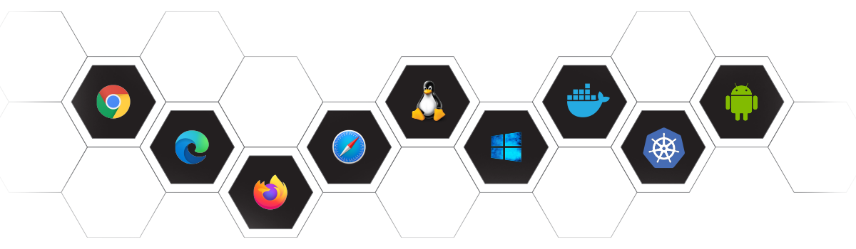 DCP Workers: Browser, Linux, Windows Screensaver; Docker, Androic